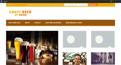 Desktop Screenshot of craftbeerathome.com