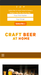 Mobile Screenshot of craftbeerathome.com