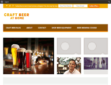 Tablet Screenshot of craftbeerathome.com